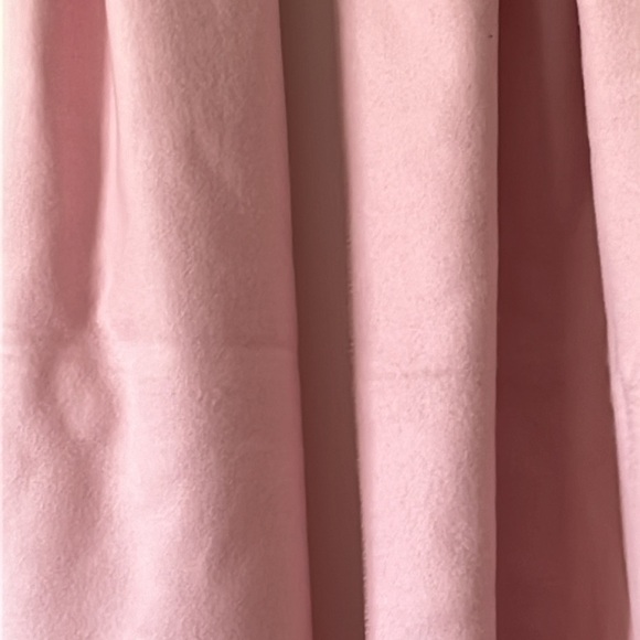 Women’s Pink Acrylic Scarf with Fringe - Picture 3 of 4